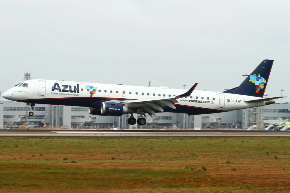 Azul transporta 3,86 milhões de clientes em 15 anos de operações em Aracaju