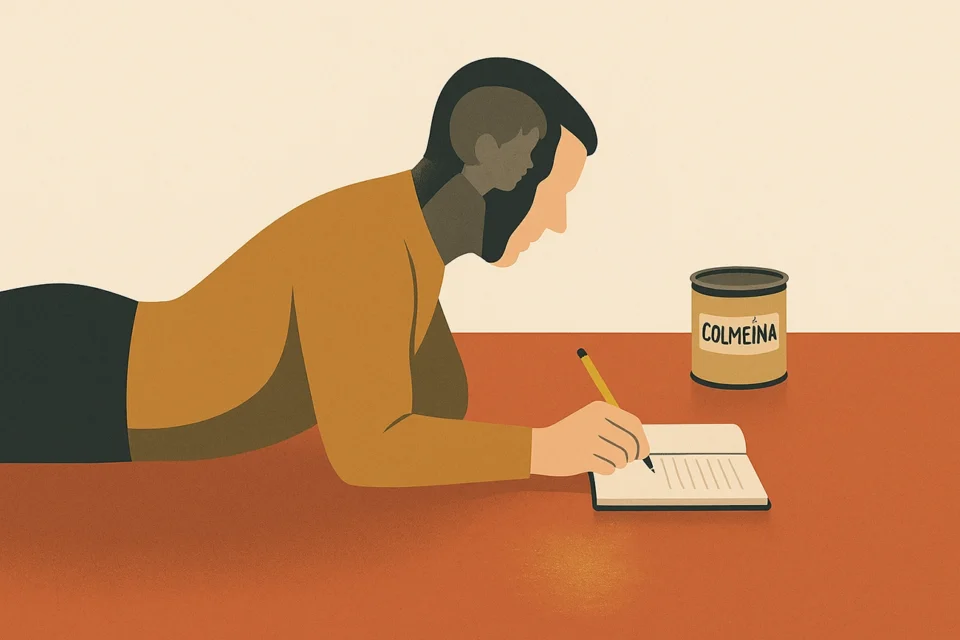 Eu escrevo porque escrever não me leva a nada