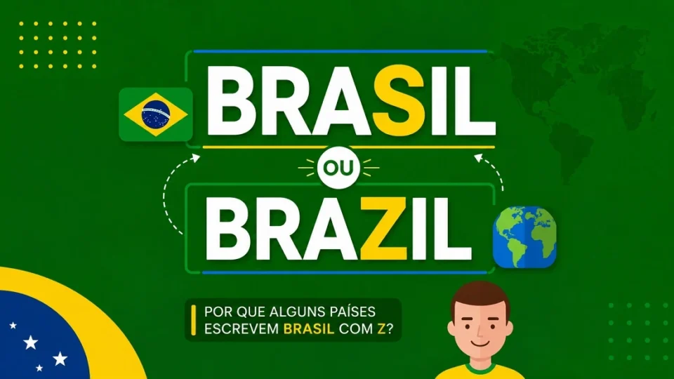 Por que Brasil se escreve com Z em inglês?