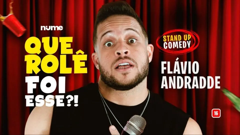 Banner: Flávio Andradde apresenta espetáculo em Aracaju
