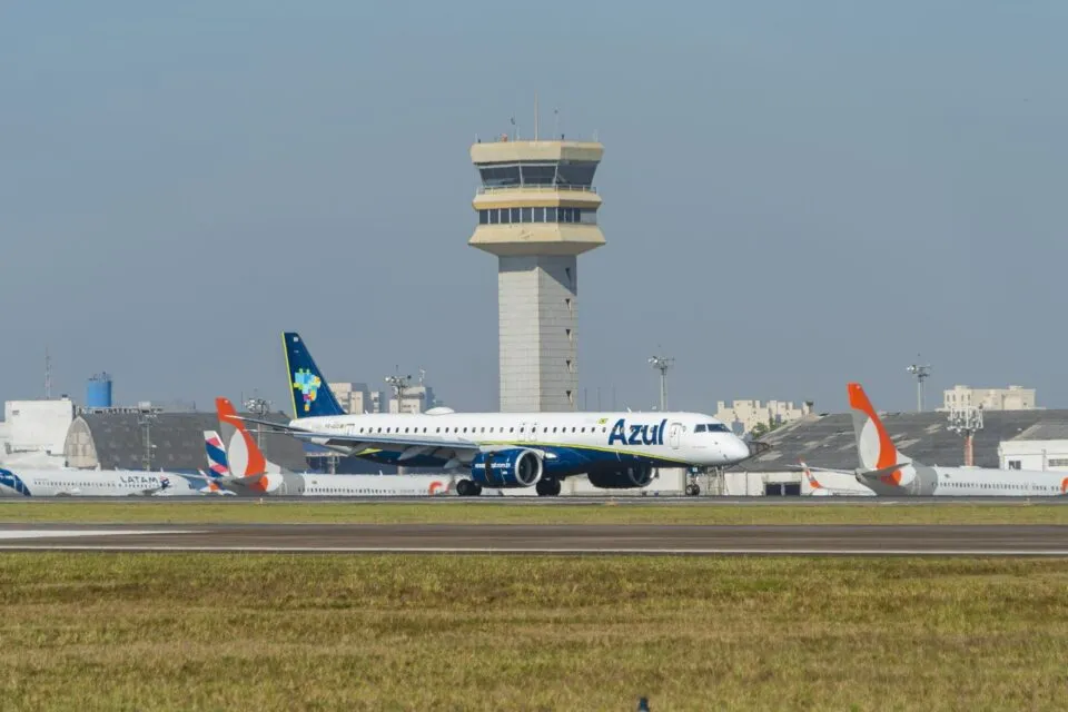 Azul anuncia 950 voos extras no Aeroporto de Congonhas