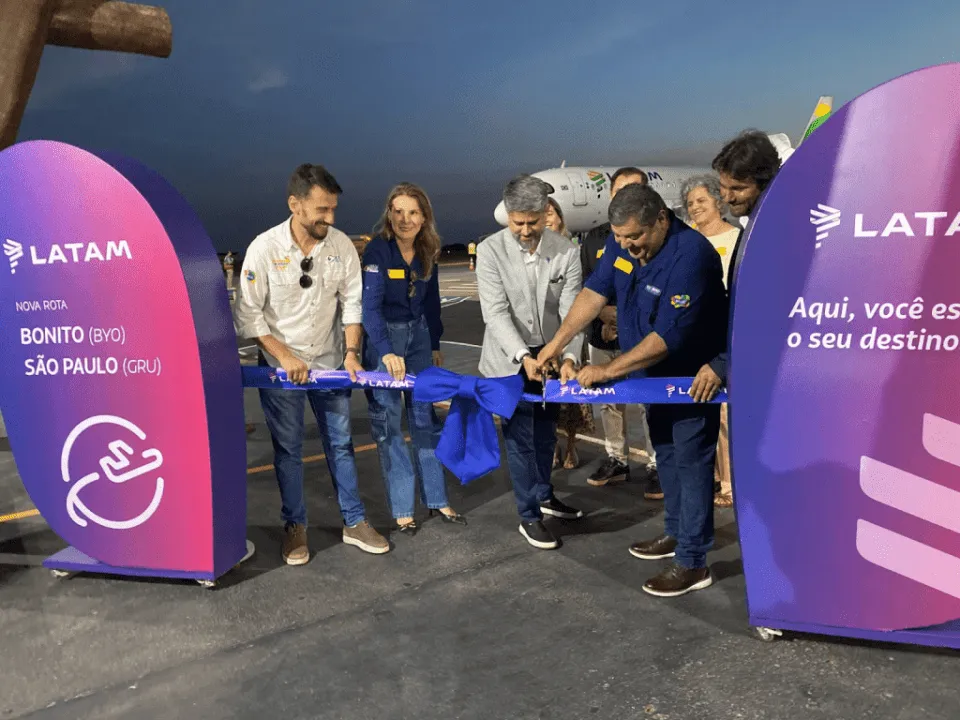 Latam inaugura voos para Bonito e amplia ecoturismo no MS