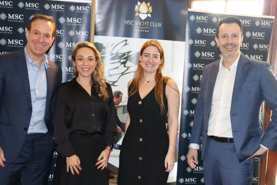MSC reforça Yacht Club e amplia ações para o trade brasileiro