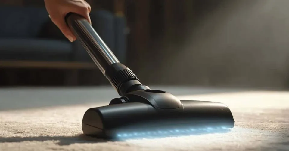 Por que aspiradores têm um pequeno buraco na alça principal