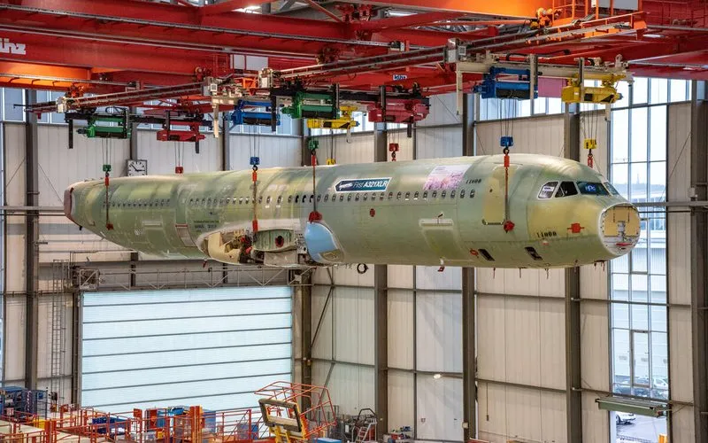 Produção industrial da França recua após pico da Airbus