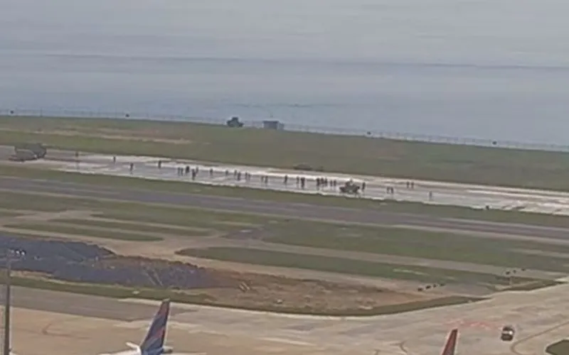 Vazamento de óleo fecha aeroporto Santos Dumont