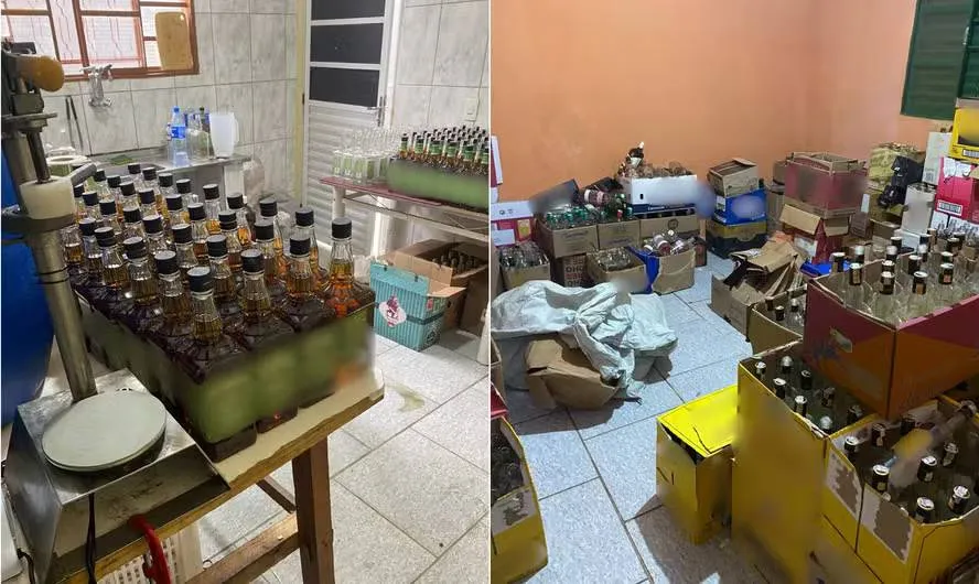 Dois homens são presos no interior de SP por falsificação de bebidas