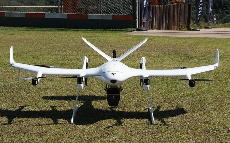 Drone de entrega que atinge até 90 km/h é apresentado em São Paulo