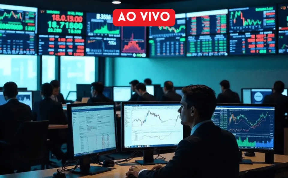 Ibovespa Ao Vivo: Bolsa opera sem força, com bancos e varejo em queda