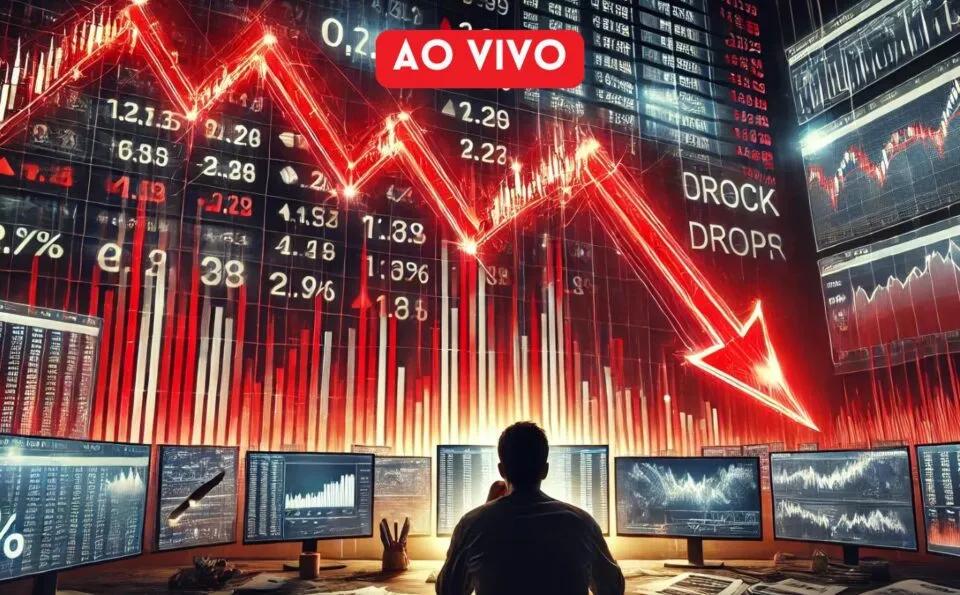 Ibovespa Ao Vivo: Bolsa recua com PETR4, mas VALE3 e B3SA3 evitam queda maior