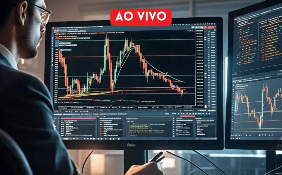 Ibovespa Ao Vivo: Bolsa tem leve baixa, com quedas de PETR4 e VALE3; bancos sobem