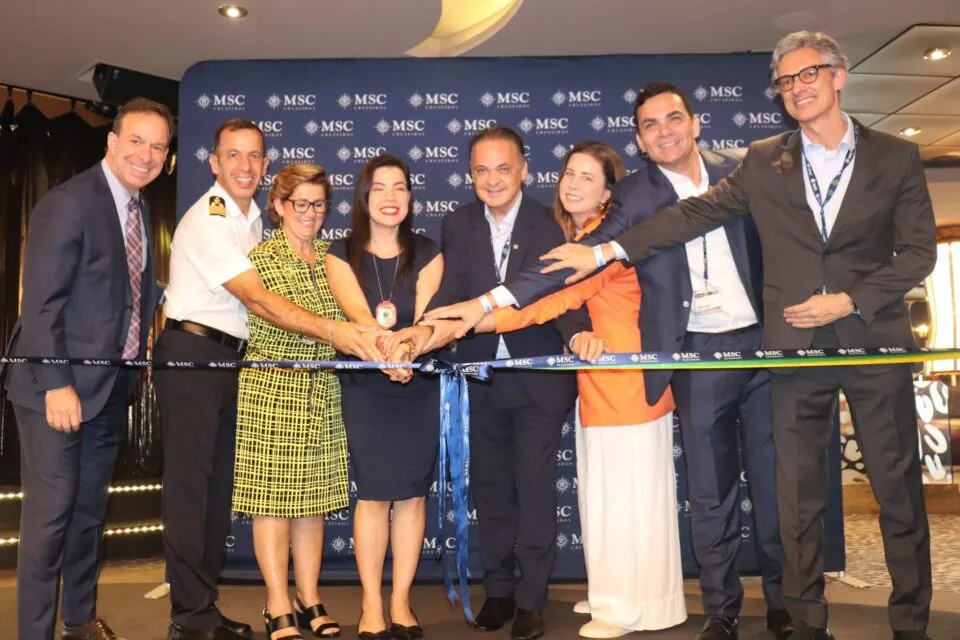MSC abre temporada 2025/26 em Santos com 170 mil cabines ofertadas