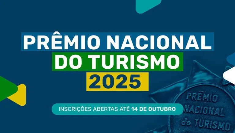 Prêmio Nacional do Turismo encerra inscrições nesta terça-feira (14)