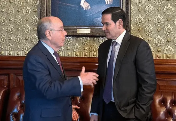 Vieira e Rubio evitam falar sobre Bolsonaro e focam em comércio em reunião