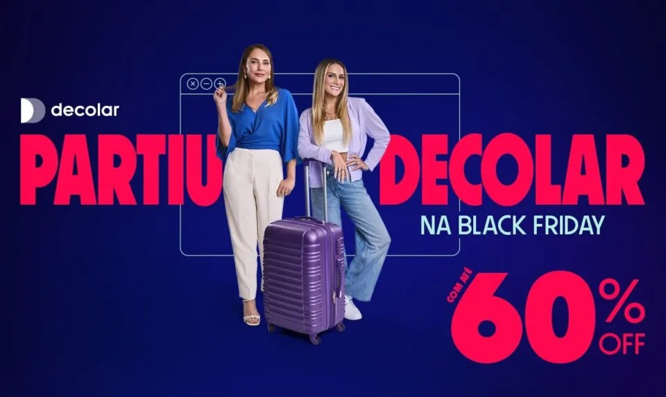 Black Friday Decolar tem até 60% de desconto e cupons
