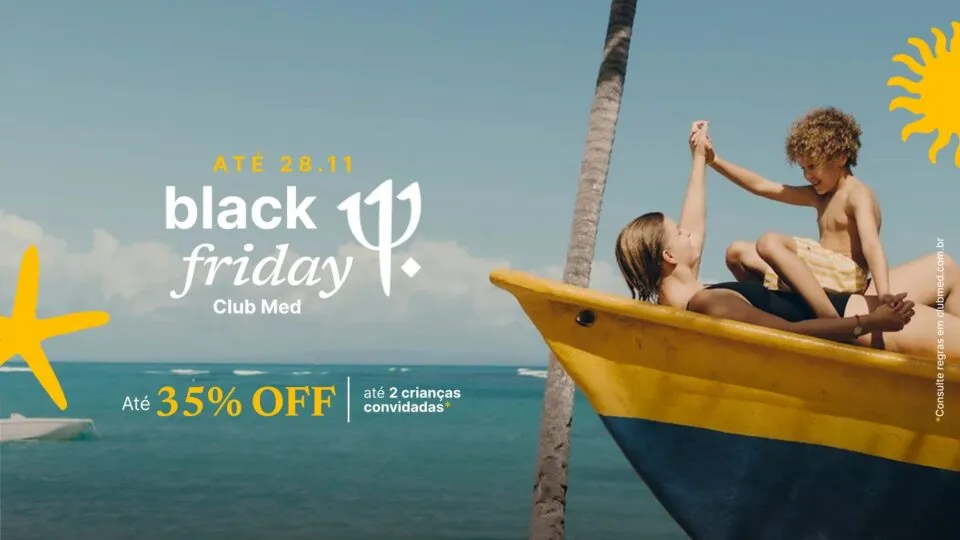 Club Med anuncia Black Friday 2025 com até 35% off nos resorts