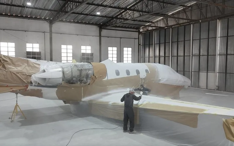 Demanda por pintura de aeronaves cresce 40% no interior paulista