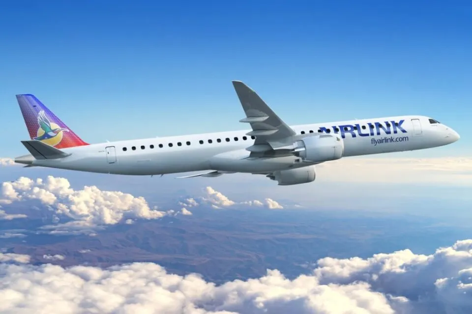 Embraer e africana Airlink ampliam parceria em programa de suporte para jatos E2