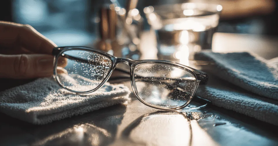 Pare de usar lenço umedecido nos óculos antes que estrague tudo