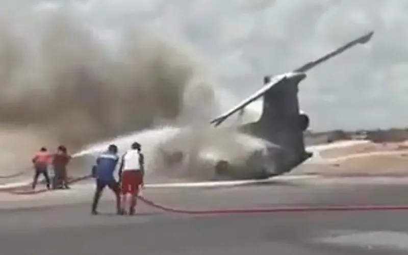 Passageiros saem ilesos em queda de avião da Embraer na África