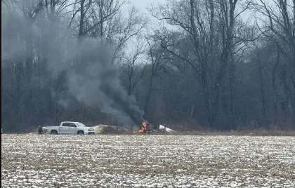 Dois helicópteros caem após colisão no ar em New Jersey, nos Estados Unidos