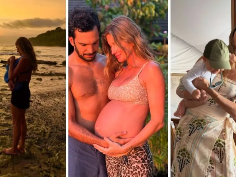 Gisele Bündchen mostra fotos inéditas da família e celebra a maternidade: ‘momentos sagrados’