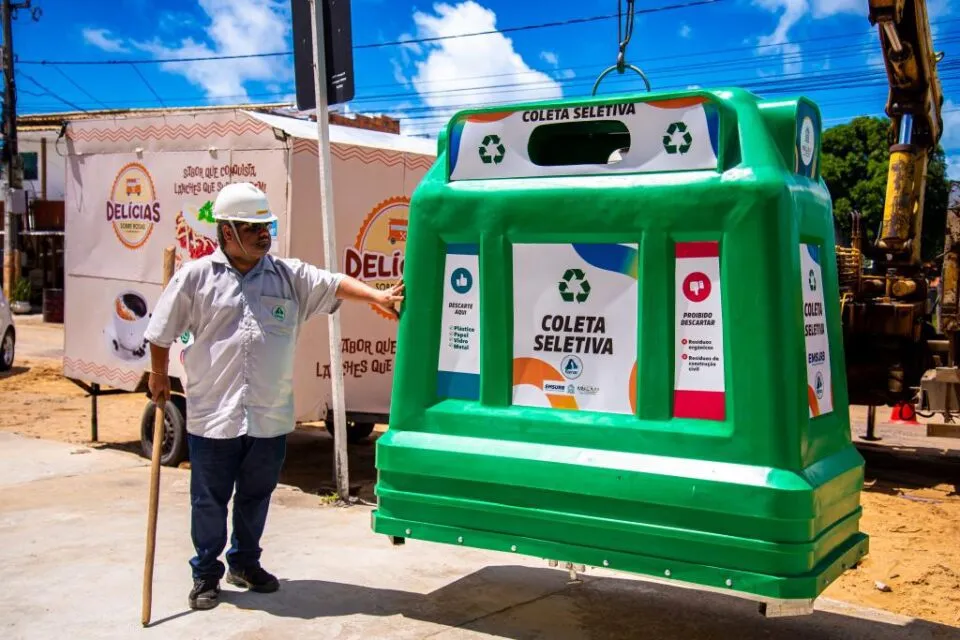 Pontos de entrega voluntária impulsionam reciclagem e e economia circular em Aracaju