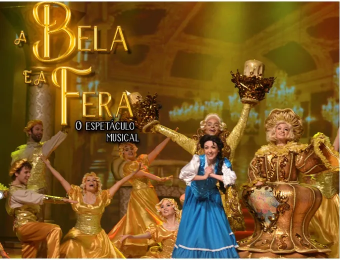 ‘A Bela e a Fera – O Musical’ chega ao Teatro Tobias Barreto em Aracaju