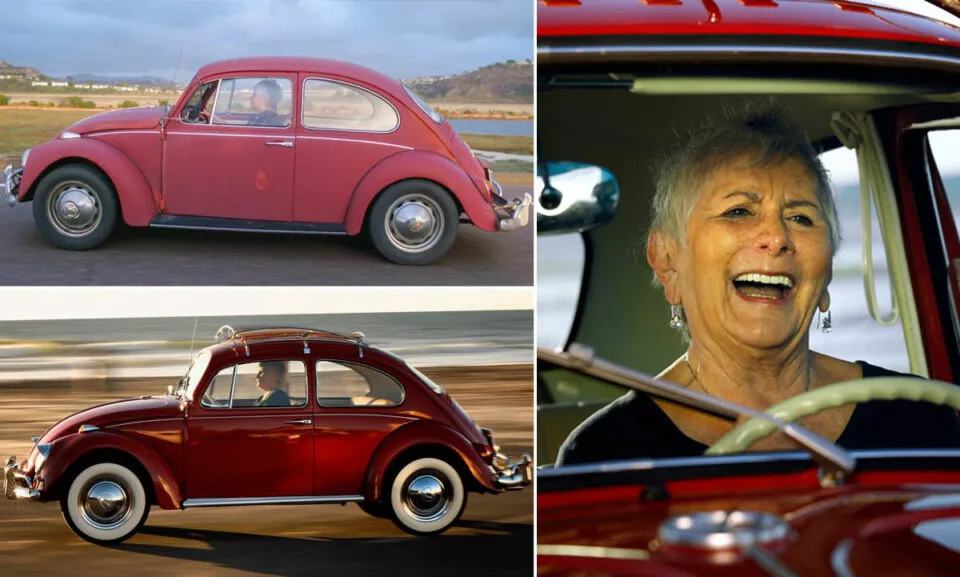 Adorado Fusca 1967, chamado ‘Annie’, reencontra sua dona aps uma restaurao completa