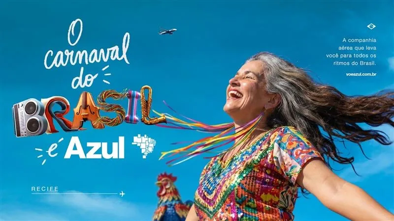 Azul celebra a pluralidade do Carnaval brasileiro em nova campanha nacional