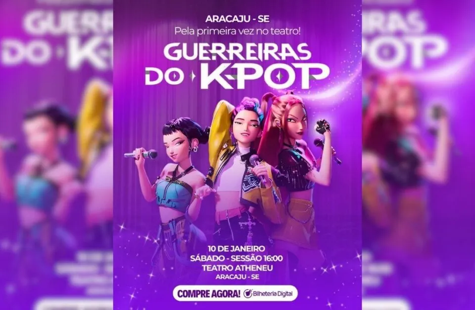 Espetáculo infantil ‘Guerreiras do K-Pop’ chega ao Teatro Atheneu neste sábado