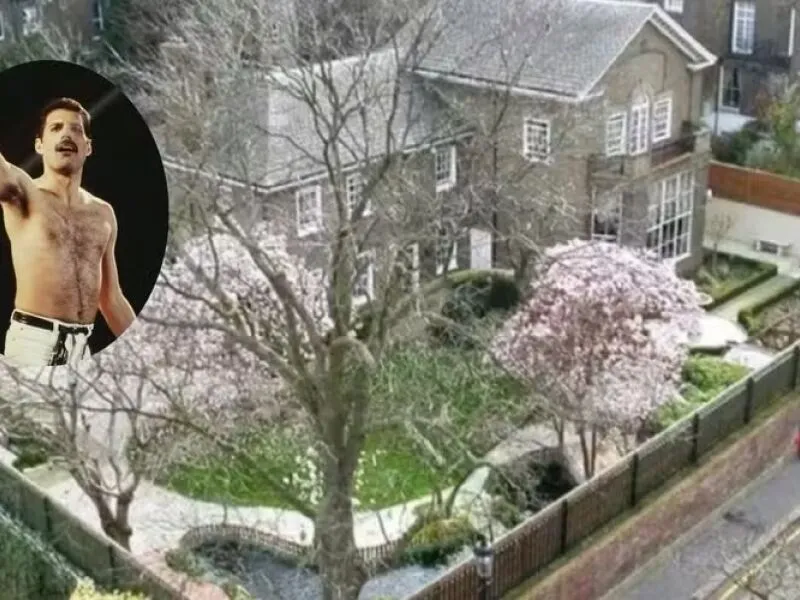 Mansão de Freddie Mercury em Londres continua sem comprador e expõe disputa familiar