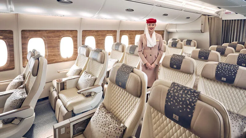Premium Economy da Emirates chega a novos destinos na Europa, Ásia e África