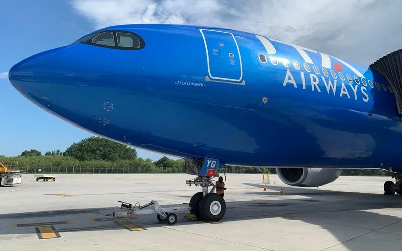 Rio recebe novo voo inaugural de um Airbus A330neo da ITA Airways