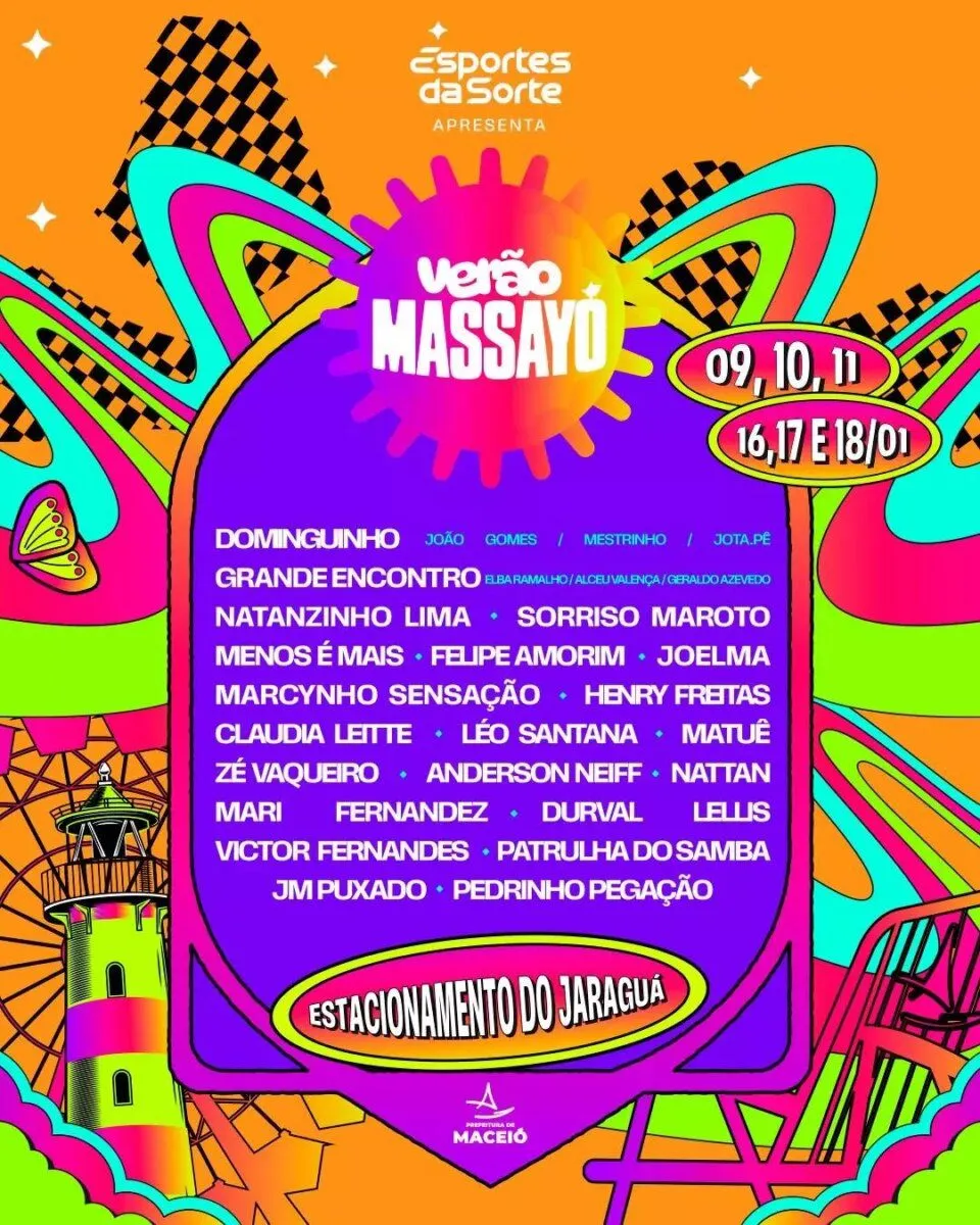 Prefeitura anuncia programação do Verão Massayó 2026