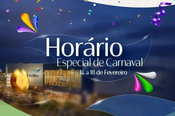 Confira o funcionamento dos shoppings Jardins e RioMar no Carnaval 2026 em Aracaju
