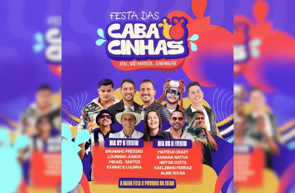 Festa das Cabacinhas 2026 em Gararu: confira a programação completa