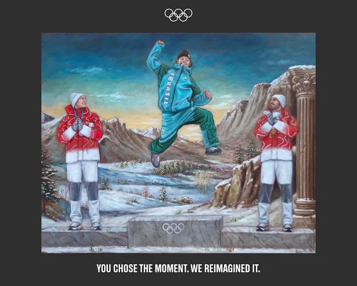 Foto do pódio de Lucas Braathen é eleita a mais bonita e vira pintura renascentista