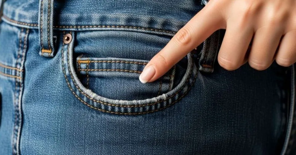 Para que serve o bolso minúsculo dentro do bolso da calça jeans?