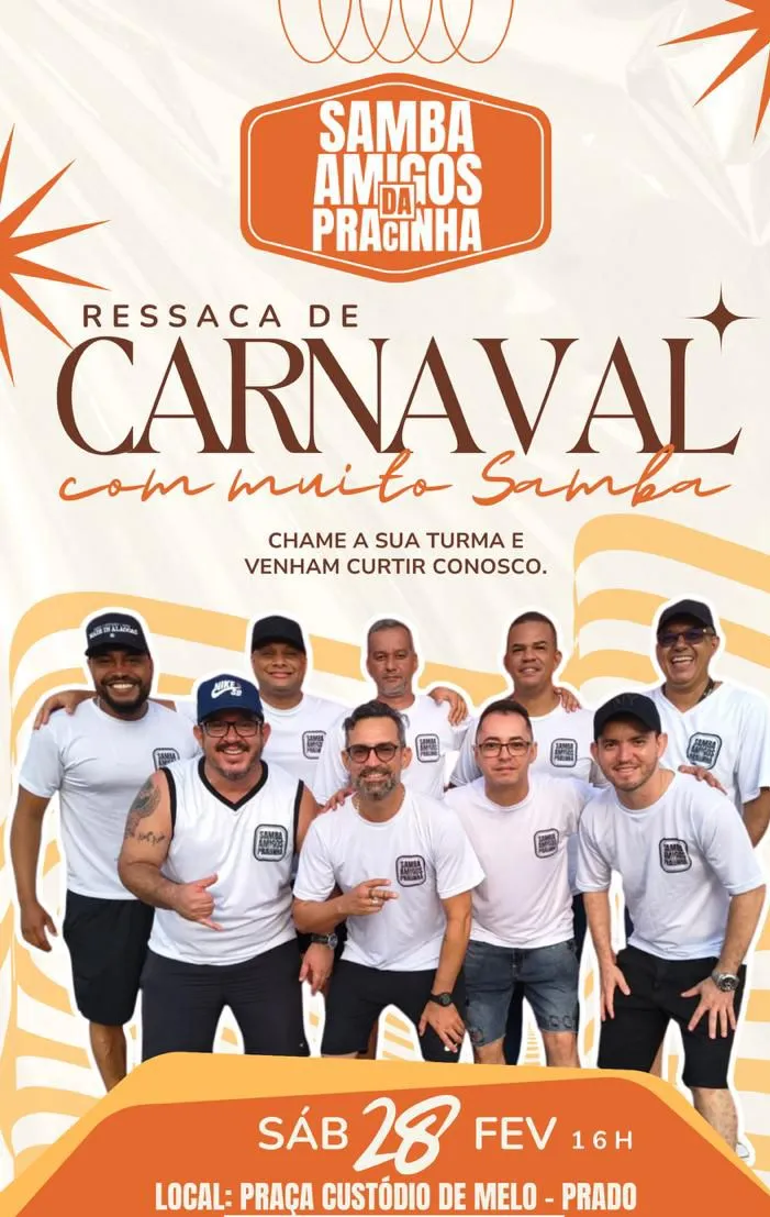Samba da Pracinha recebe idosos assistidos por abrigo em Maceió no próximo sábado