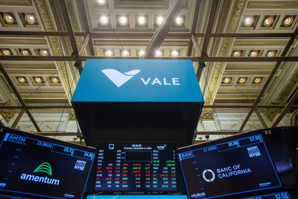 Vale (VALE3) aprova aumento de capital e incorporação de Baovale e CDA Logística