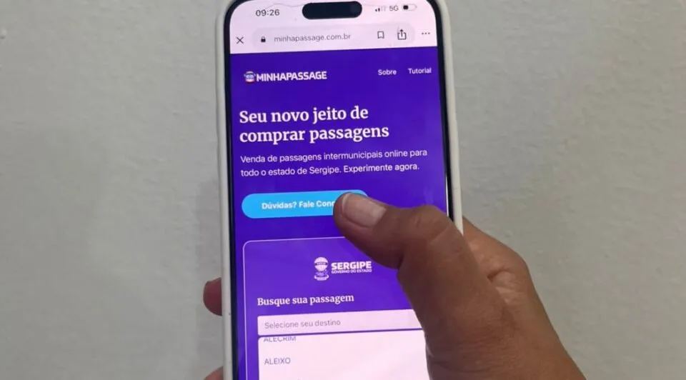 Venda online de passagens intermunicipais em Sergipe supera 1.500 bilhetes em 45 dias