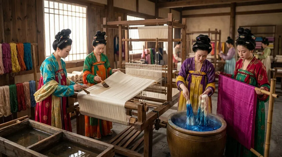 A breve histria de contrabando da finssima seda chinesa