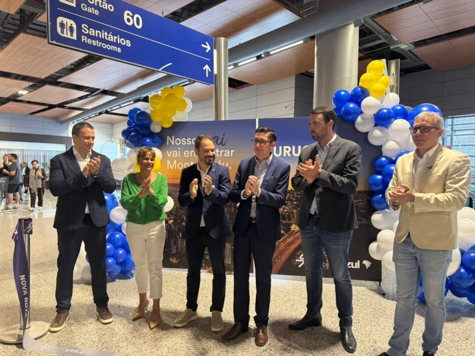 Azul inaugura voo direto entre Belo Horizonte e Montevidéu