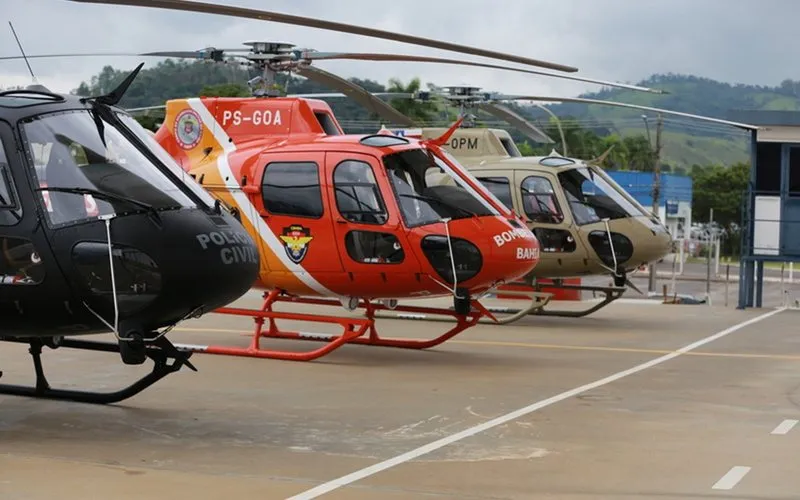 Bahia recebe três helicópteros H125 para reforçar segurança pública