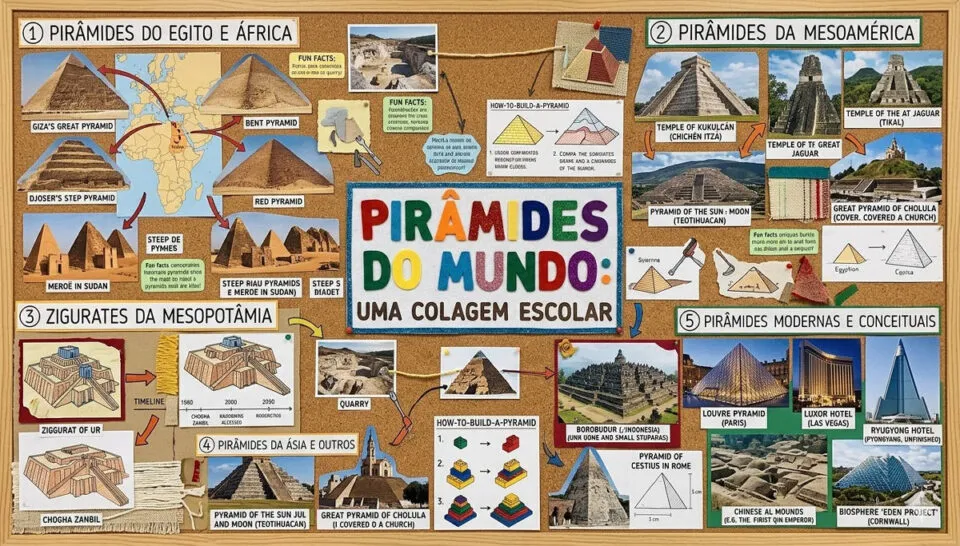 Como os diferentes povos construram pirmides to similares sem nunca terem se encontrado?