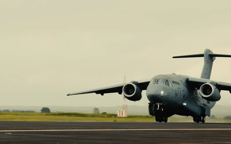 Embraer C-390 da Coreia do Sul realiza primeiro voo