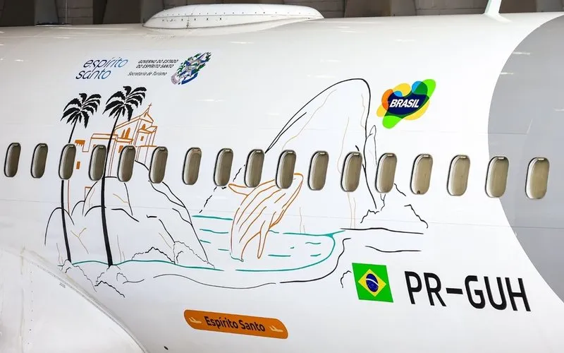 Gol lança Boeing 737 temático do Espírito Santo