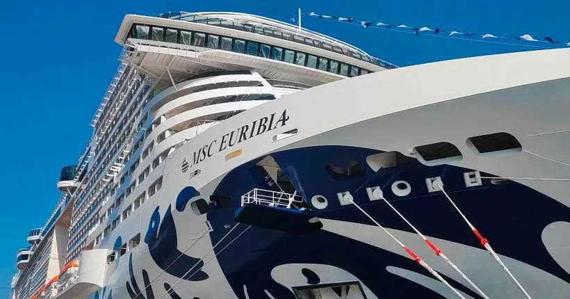 MSC Euribia permanece em Dubai em meio ao conflito no Oriente Médio