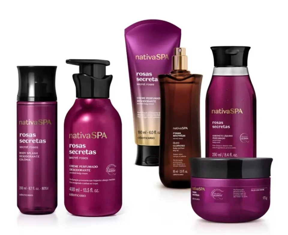 O Boticário lança Nativa SPA Rosas Secretas, com fragrância que estimula desejo imediato